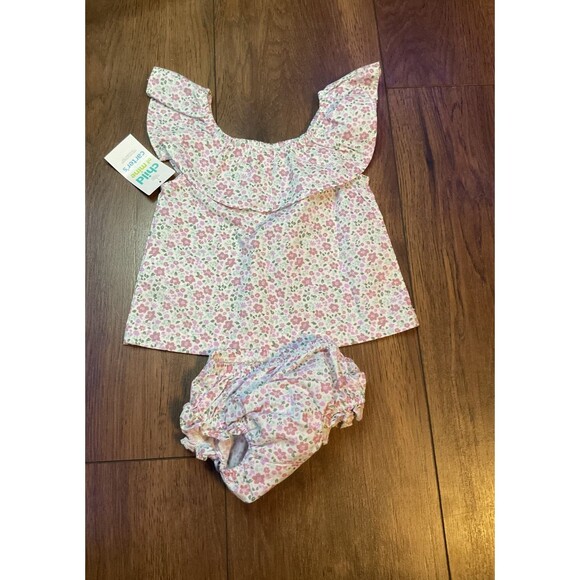 child of mine 2 piece set pink sleeveless 0-3 months nwt baby girls - Picture 1 of 5